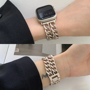 Double Chain Apple Watch Strap