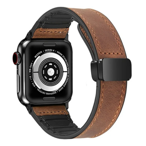 Silicone Magnetic Leather Strap