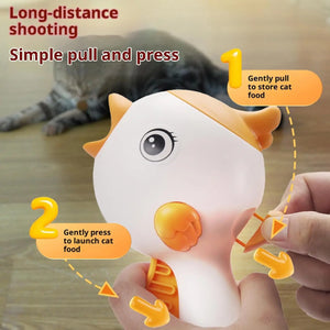 Interactive Laser & Treat Launcher Cat Toy – 2025 Upgraded Play & Training Design