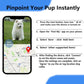 Smart GPS Dog Collar – Global Tracking with Apple Find My (No Monthly Fee)