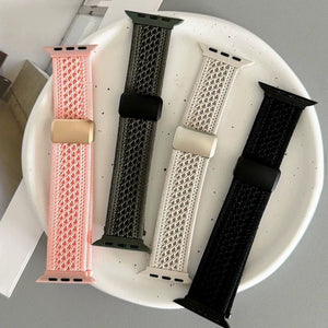 Braided Mesh Nylon Loop with Magnetic Clasp