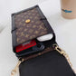 Vintage Printed Mini Trunk Style Shoulder Purse