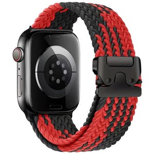 Elastic nylon parachute buckle watch strap