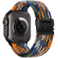 Elastic nylon parachute buckle watch strap
