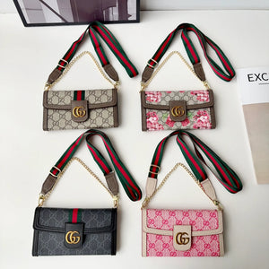 G Monogram Leather iPhone Case Bag