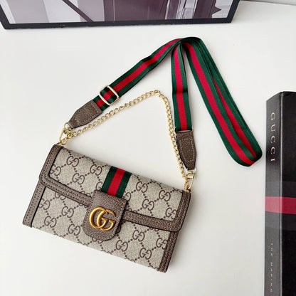 G Monogram Leather iPhone Case Bag