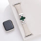Lucky Flower Leather Strap For Apple Watch