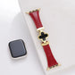 Lucky Flower Leather Strap For Apple Watch