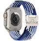 Elastic nylon parachute buckle watch strap
